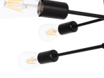 ΦΩΤΙΣΤΙΚΟ ΟΡΟΦΗΣ ΠΟΛΥΦΩΤΟ LIGHTY HM7427.11 ΜΕΤΑΛΛΟ ΣΕ ΜΑΥΡΟ 51x51x23Υεκ.