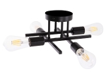 ΦΩΤΙΣΤΙΚΟ ΟΡΟΦΗΣ ΠΟΛΥΦΩΤΟ LIGHTY HM7428.11 ΜΕΤΑΛΛΟ ΣΕ ΜΑΥΡΟ 28x28x15Υεκ.