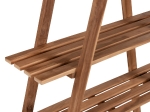 ΒΙΒΛΙΟΘΗΚΗ STAM HM7895 TEAK ΞΥΛΟ ΣΕ ΦΥΣΙΚΟ ΧΡΩΜΑ 120x33x180Y εκ.