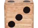 ΣΚΑΜΠΟ ΖΑΡΙ HM7898 ΞΥΛΟ ΤΕΑΚ ΣΕ WHITE WASH ΧΡΩΜΑ 40x40x40 εκ.