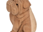 ΕΠΙΤΡΑΠΕΖΙΟ ΔΙΑΚΟΣΜΗΤΙΚΟ DOZER BULLDOG ΞΥΛΟ SUAR ΣΕ ΦΥΣΙΚΟ ΧΡΩΜΑ HM7925 18x14x20Y εκ.