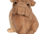 ΕΠΙΤΡΑΠΕΖΙΟ ΔΙΑΚΟΣΜΗΤΙΚΟ DOZER BULLDOG ΞΥΛΟ SUAR ΣΕ ΦΥΣΙΚΟ ΧΡΩΜΑ HM7925 18x14x20Y εκ.