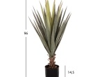 ΔΙΑΚΟΣΜΗΤΙΚΟ ΣΥΝΘΕΤΙΚΟ ΦΥΤΟ HM7986 SISAL AGAVE ΣΕ ΓΛΑΣΤΡΑ Φ15,5x14,5-96Υεκ.