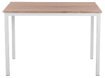 ΤΡΑΠΕΖΙ ΤΡΑΠΕΖΑΡΙΑΣ PANYA HM8332.02, 110X70Χ76, SONOMA, ΛΕΥΚΑ ΠΟΔΙΑ