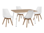 ΣΕΤ ΤΡΑΠΕΖΑΡΙΑΣ 5ΤΜΧ HM10350.02 ΤΡΑΠΕΖΙ 120x70x76,5 cm & ΚΑΡΕΚΛΕΣ VEGAS