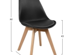 ΣΕΤ ΤΡΑΠΕΖΑΡΙΑΣ 5ΤΜΧ HM10347 ΤΡΑΠΕΖΙ 140x80x76 cm & 4 ΚΑΡΕΚΛΕΣ VEGAS