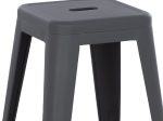 ΣΚΑΜΠΟ ΜΕΣΑΙΟΥ ΥΨΟΥΣ ΜΕΤΑΛΛΙΚΟ MELITA-PRO HM8573.50 ΓΚΡΙ 43x43x67Υεκ.