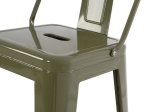 ΣΚΑΜΠΟ ΜΠΑΡ ΜΕΣΑΙΟΥ ΥΨΟΥΣ ΜΕΤΑΛΛΙΚΟ MELITA-PRO HM8574.43 DARK OLIVE GREEN 43x43x88Υεκ.