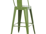 ΣΚΑΜΠΟ ΜΠΑΡ ΜΕΣΑΙΟΥ ΥΨΟΥΣ ΜΕΤΑΛΛΙΚΟ MELITA-PRO HM8574.53 LIGHT OLIVE GREEN 43x43x88Υεκ.