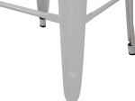 ΣΚΑΜΠΟ BAR ΜΕΤΑΛΛΙΚΟ MELITA ΣΕ ΛΕΥΚΟ ΜΑΤ HM8642.21 43x43x78 εκ.