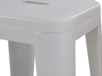 ΣΚΑΜΠΟ BAR ΜΕΤΑΛΛΙΚΟ MELITA ΣΕ ΛΕΥΚΟ ΜΑΤ HM8642.21 43x43x78 εκ.