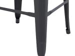ΣΚΑΜΠΟ ΜΠΑΡ ΜΕΤΑΛΛΙΚΟ MELITA-PRO HM8642.50 ΣΕ ΓΚΡΙ 43x43x78Υεκ.