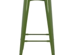 ΣΚΑΜΠΟ ΜΠΑΡ ΜΕΤΑΛΛΙΚΟ MELITA-PRO HM8642.53 ΣΕ LIGHT OLIVE GREEN 43x43x78Υεκ.