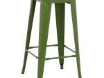 ΣΚΑΜΠΟ ΜΠΑΡ ΜΕΤΑΛΛΙΚΟ MELITA-PRO HM8642.53 ΣΕ LIGHT OLIVE GREEN 43x43x78Υεκ.