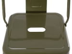 ΣΚΑΜΠΟ BAR ME ΠΛΑΤΗ ΜΕΤΑΛΛΙΚΟ MELITA-PRO HM8643.43 DARK OLIVE GREEN 42x42x100Υεκ.