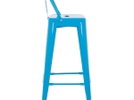 ΣΚΑΜΠΟ BAR-PRO ME ΠΛΑΤΗ ΜΕΤΑΛΛΙΚΟ MELITA HM8643.48 ΜΠΛΕ 42x42x100Υεκ.