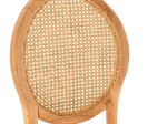 ΚΑΡΕΚΛΑ ΞΥΛΙΝΗ TINSLEY ΜΕ ΟΒΑΛ ΠΛΑΤΗ ΚΑΙ ΠΛΕΞΗ RATTAN ΣΕ ΦΥΣΙΚΗ ΑΠΟΧΡΩΣΗ HM8745.01 45x50x97 εκ.