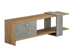 ΕΠΙΠΛΟ ΤΗΛΕΟΡΑΣΗΣ HENRIETTE HM8900.13 ΜΕΛΑΜΙΝΗ ΚΑΡΥΔΙ-STONE TEXTURE 120x28,5x39Υεκ.