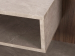 ΣΥΝΘΕΤΟ ΤΗΛΕΟΡΑΣΗΣ EDELIE HM8908.14 ΜΕΛΑΜΙΝΗ ΓΚΡΙ STONE TEXTURE-ΦΥΣΙΚΟ 150x29,5x120Υεκ.