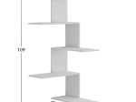 ΕΠΙΤΟΙΧΙΑ ΡΑΦΙΕΡΑ RORY HM8931.11 ΜΕΛΑΜΙΝΗ ΣΕ ΛΕΥΚΟ 22x51,5x109Υ εκ.