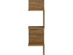 ΕΠΙΤΟΙΧΙΑ ΓΩΝΙΑΚΗ ΡΑΦΙΕΡΑ ILLUSION HM8935.11 ΜΕΛΑΜΙΝΗ ΣΕ ΣΚΟΥΡΟ ΦΥΣΙΚΟ 25x25x105,4Υεκ.