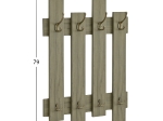 ΚΡΕΜΑΣΤΡΑ ΕΙΣΟΔΟΥ WESSON HM8940.12 ΜΕΛΑΜΙΝΗ ΣΕ OLIVE GREEN 64x4x79Υεκ.