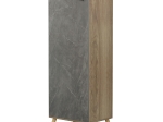 ΠΑΠΟΥΤΣΟΘΗΚΗ-ΝΤΟΥΛΑΠΙ ALVARO HM8954.14 ΜΕΛΑΜΙΝΗ SONAMA-STONE TEXTURE 50Χ38Χ135Yεκ.