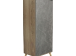 ΠΑΠΟΥΤΣΟΘΗΚΗ-ΝΤΟΥΛΑΠΙ ALVARO HM8954.14 ΜΕΛΑΜΙΝΗ SONAMA-STONE TEXTURE 50Χ38Χ135Yεκ.