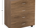 ΣΥΡΤΑΡΙΕΡΑ ΜΕΛΑΜΙΝΗΣ THORG ME 4 ΣΥΡΤΑΡΙΑ DARK OLIVE HM8996.05 80x40x83Υεκ.