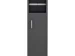 ΝΤΟΥΛΑΠΙ ΜΠΑΝΙΟΥ DAMIEN HM9025.11 ΜΕΛΑΜΙΝΗ ΑΝΘΡΑΚΙ 20x13x70Yεκ.