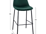ΣΚΑΜΠΟ VINCENT HM9298.13 ΜΕΣΑΙΟΥ ΥΨΟΥΣ ΚΥΠΑΡΙΣΣΙ ΜΕ ΜΕΤΑΛΛΙΚΑ ΠΟΔΙΑ 47x51x96 εκ.