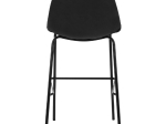 ΣΚΑΜΠΟ VINCENT HM9298.14 ΜΕΣΑΙΟΥ ΥΨΟΥΣ ΜΑΥΡΟ ΜΕ ΜΕΤΑΛΛΙΚΑ ΠΟΔΙΑ 47x51x96 εκ.