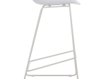 ΣΚΑΜΠΟ ΜΠΑΡ NAILA HM9299.01 ΛΕΥΚΟ ΜΕΣΑΙΟΥ ΥΨΟΥΣ 44x44x74Yεκ.