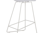 ΣΚΑΜΠΟ ΜΠΑΡ NAILA HM9299.01 ΛΕΥΚΟ ΜΕΣΑΙΟΥ ΥΨΟΥΣ 44x44x74Yεκ.