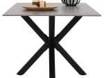 ΤΡΑΠΕΖΙ ΤΡΑΠΕΖΑΡΙΑΣ SYNTEC HM9308.03 SINTERED STONE ΓΚΡΙ ΜΕΤΑΛΛΙΚΑ ΠΟΔΙΑ 160x90x75Υεκ.