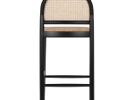 ΣΚΑΜΠΟ ΑΠΟ ΟΞΙΑ-RATTAN ΑΨΙΔΑ ΠΛΑΤΗ ΜΑΥΡΟ 43,5x50x98ΥεκHM9408.02