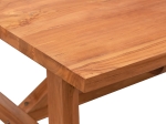 ΤΡΑΠΕΖΙ ΤΡΑΠΕΖΑΡΙΑΣ GROOVE HM9453.01 ΑΠΟ ΞΥΛΟ ΤΕΑΚ ΚΑΡΥΔΙ 260x120x79,5Υ εκ.