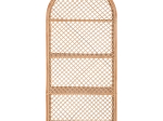 ΒΙΒΛΙΟΘΗΚΗ HM9552 ΑΠΟ ΦΥΣΙΚΟ RATTAN ΣΕ ΦΥΣΙΚΟ ΧΡΩΜΑ 80x40x182Υεκ.