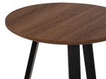 ΒΟΗΘΗΤΙΚΟ ΤΡΑΠΕΖΑΚΙ ROCKET HM9587.04 MDF ΚΑΡΥΔΙ-ΜΑΥΡΗ ΜΕΤΑΛΛΙΚΗ ΒΑΣΗ Φ45x55Υεκ.