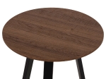 ΒΟΗΘΗΤΙΚΟ ΤΡΑΠΕΖΑΚΙ ROCKET HM9587.04 MDF ΚΑΡΥΔΙ-ΜΑΥΡΗ ΜΕΤΑΛΛΙΚΗ ΒΑΣΗ Φ45x55Υεκ.