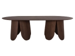 ΤΡΑΠΕΖΙ ΟΒΑΛ DENTY HM9611.02 MDF ΜΕ ΚΑΠΛΑΜΑ ΔΡΥΟΣ-ΚΑΡΥΔΙ ΧΡΩΜΑ 240x120x75Υεκ.