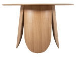 ΤΡΑΠΕΖΙ ΣΤΡΟΓΓΥΛΟ DENTY HM9612.01 MDF ΜΕ ΚΑΠΛΑΜΑ ΔΡΥΟΣ-ΧΡΩΜΑ ΔΡΥΟΣ Φ120x75Υεκ.