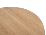 ΤΡΑΠΕΖΙ ΣΤΡΟΓΓΥΛΟ DENTY HM9612.01 MDF ΜΕ ΚΑΠΛΑΜΑ ΔΡΥΟΣ-ΧΡΩΜΑ ΔΡΥΟΣ Φ120x75Υεκ.