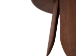 ΤΡΑΠΕΖΙ ΣΤΡΟΓΓΥΛΟ DENTY HM9612.02 MDF ΜΕ ΚΑΠΛΑΜΑ ΔΡΥΟΣ-ΧΡΩΜΑ ΚΑΡΥΔΙ Φ120x75Υεκ.