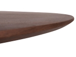 ΤΡΑΠΕΖΙ ΣΤΡΟΓΓΥΛΟ DENTY HM9612.02 MDF ΜΕ ΚΑΠΛΑΜΑ ΔΡΥΟΣ-ΧΡΩΜΑ ΚΑΡΥΔΙ Φ120x75Υεκ.