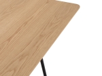 ΤΡΑΠΕΖΙ ΤΡΑΠΕΖΑΡΙΑΣ TRENK HM9614.01 MDF ΜΕ ΚΑΠΛΑΜΑ ΔΡΥΟΣ ΦΥΣΙΚΟ-ΜΑΥΡΟ ΜΕΤΑΛΛΟ 120x120x75Υεκ.