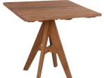 ΤΡΑΠΕΖΙ LEO HM9622.11 ΤΕΤΡΑΓΩΝΟ ΜΑΣΙΦ ΞΥΛΟ ΤΕΑΚ 80X80x75Υεκ.