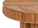 ΤΡΑΠΕΖΙ ΣΑΛΟΝΙΟΥ GATSBY ΣΤΡΟΓΓΥΛΟ HM9651 RATTAN ΧΡΩΜΑ ΦΥΣΙΚΟ Φ100x50Y εκ.