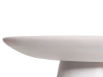 ΒΟΗΘΗΤΙΚΟ ΤΡΑΠΕΖΙ ΣΤΡΟΓΓΥΛΟ ROSS HM9708 ΜΑΣΙΦ ΞΥΛΟ MANGO ΣΕ ΛΕΥΚΟ Φ45x48Υεκ.