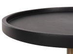 ΒΟΗΘΗΤΙΚΟ ΤΡΑΠΕΖΑΚΙ RUBIN HM9719 ΞΥΛΟ MANGO ΣΕ ΜΑΥΡΟ-ΒΑΣΗ ΜΕΤΑΛΛΟ ΧΡΥΣΗ 35x35x59Υεκ.